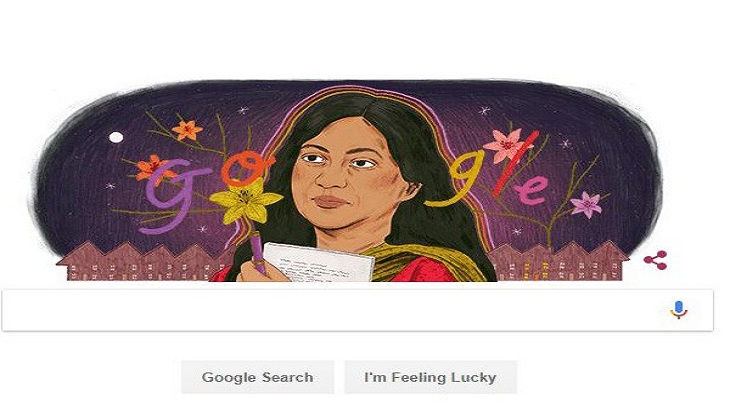 Google-Doodle: Google celebrates life-work of Kamala Das