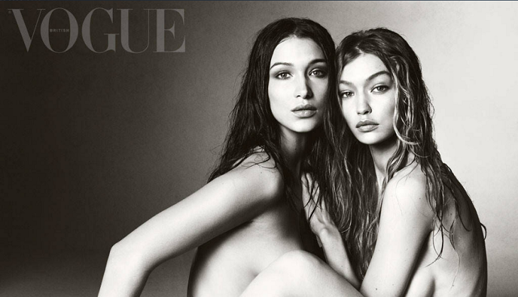 Twitterati gets uncomfortable after seeing Bella and Gigi Hadid's nude photoshoot for British Vogue