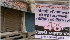 Delhi sealing drive: Delhi traders to continue shutdown for the 2nd day