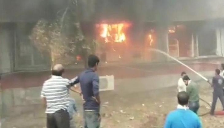 fire gujrat university
