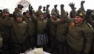 Sitharaman meets Indian troops in Ladakh