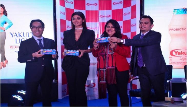 Probiotic Drink Yakult Light unveiled by Shilpa Shetty