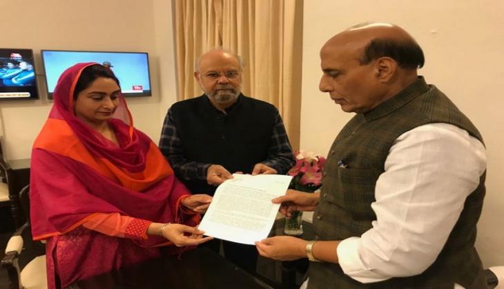 1984 riots: Harsimrat Kaur meets Rajnath seeking Tytler's arrest