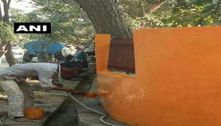 Another govt building painted saffron in Lucknow