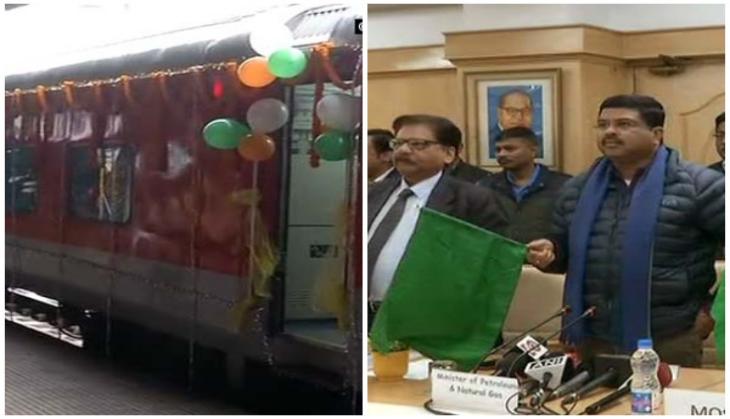 Bhubaneswar-New Delhi Rajdhani Express flagged off