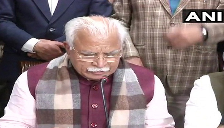 Cases lodged during Jatt reservation stir will be withdrawn: CM Khattar