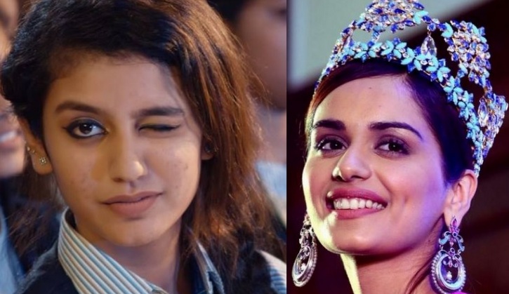 SENSATIONAL! 'National Crush' Priya Prakash Varrier beats 'Miss World' Manushi Chhillar and is all set to cross another milestone