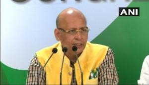 Aiyar has no right to speak on Congress' behest: Singhvi