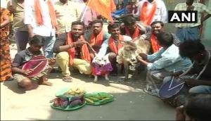 Dog, donkey married amid Valentine's Day protest in Chennai