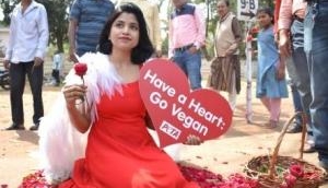 Go vegan is the new Valentine's Day theme, courtesy PETA