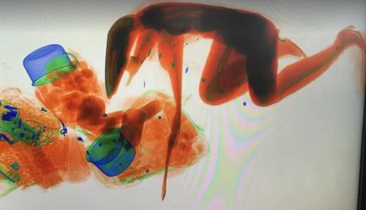 This is why a woman entered the X-Ray machine at the train station; see the video