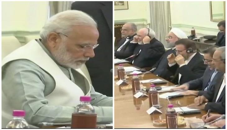 New Delhi: India and Iran delegation level talks underway