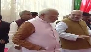 PM Modi arrives at new BJP headquarters