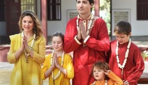 In Photos: Justin Trudeau visits Sabarmati Ashram, with family 