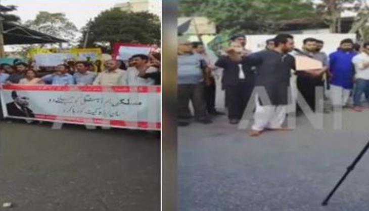 Protest staged for release of jailed activists in Karachi