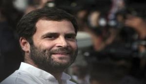 Amid poll debacle, Rahul returns home