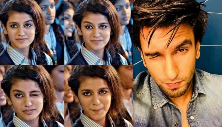 Pic Inside: Ranveer Singh's 'wink' in his latest photo will ​make you forget 'national crush' ​Priya Prakash Varrier