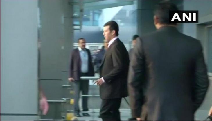 Donald Trump Jr. arrives in India