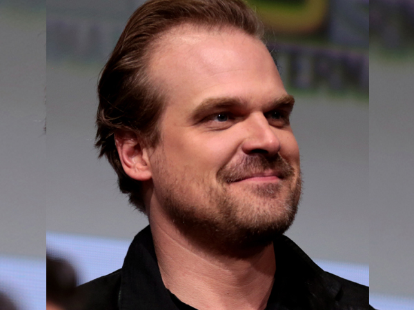 David Harbour finally dances with penguins in Antarctica