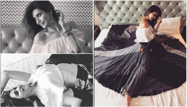Hot pics: Naagin 3 actress Karishma Tanna's black and white photoshoot is sexier than ever