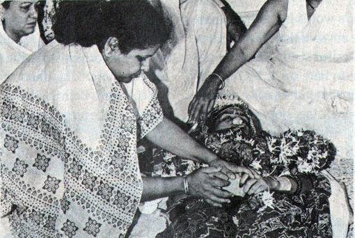 Dead Body Of Divya Bharti