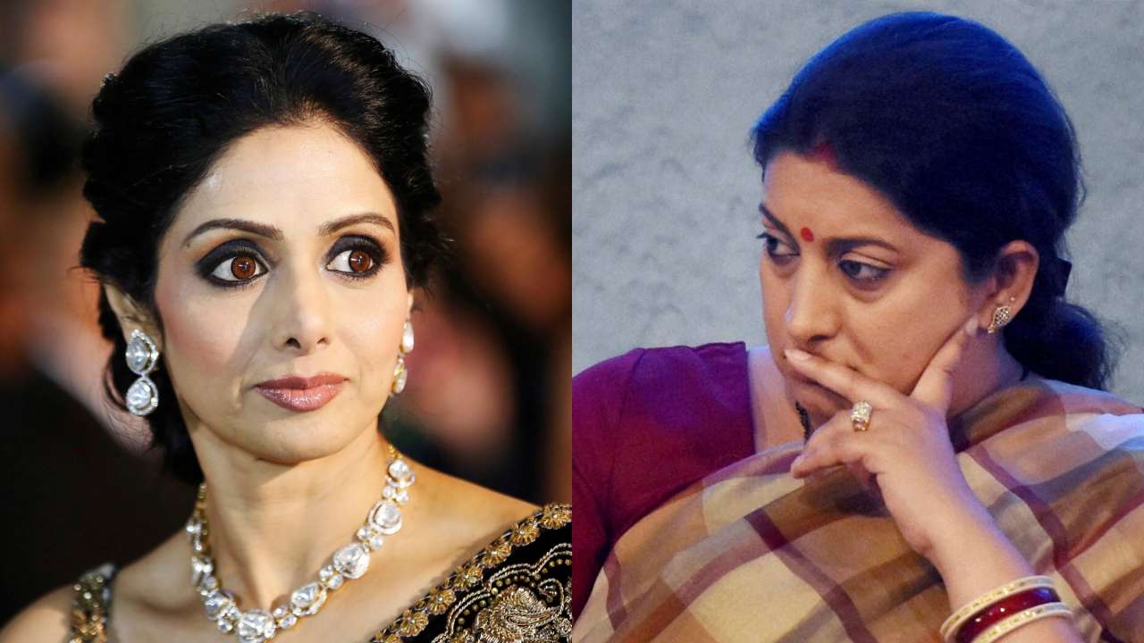 Smriti Irani Pens A Letter To Her 'Favourite' Sridevi