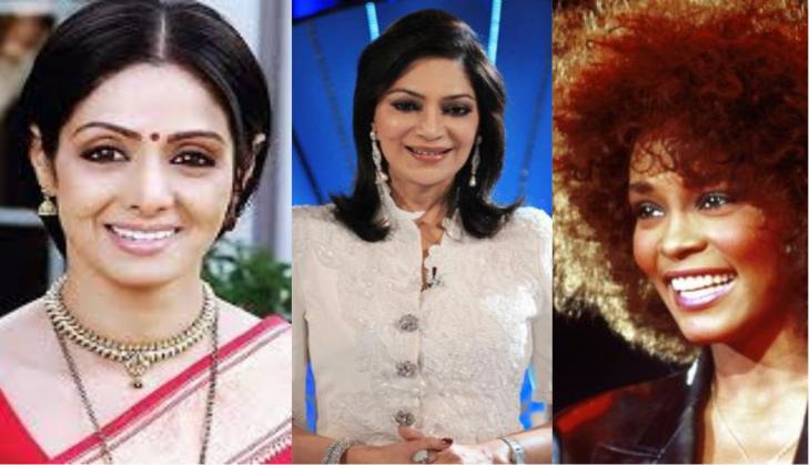 Talk show host Simi Garewal finds some uncanny similarities between Sridevi and Whitney Houstan's death