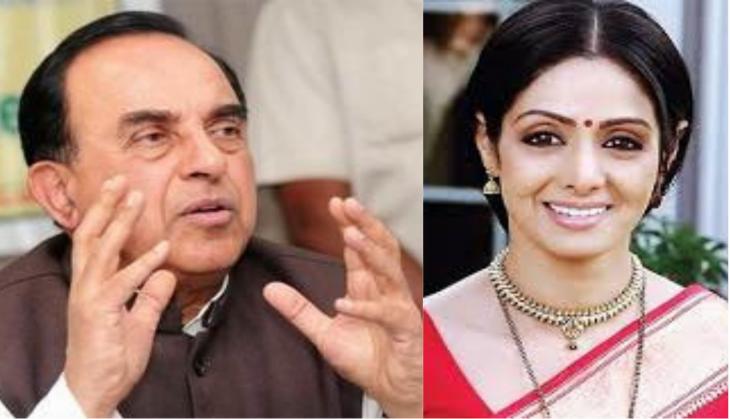 BJP leader Subramanian Swamy raises question over Sridevi's demise; says her death could be a possible murder