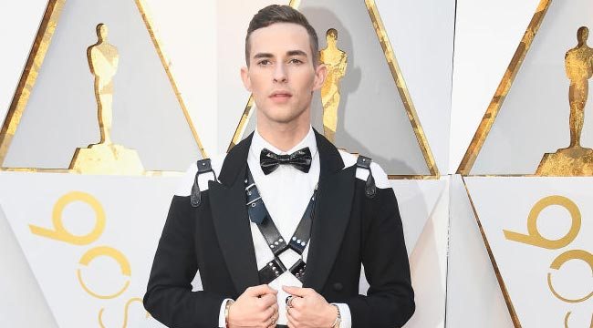 Fifty Shades of Grey:  Adam Rippon sets Oscar on fire with a controversial outfit
