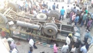 27 die as truck falls into water channel in Gujarat