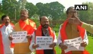 Shiv Sena protest demanding Marathi as 'classical language'