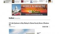 'FreeKarachi' campaign ads appear on United States Newspaper