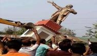 Tripura: Lenin's statue knock down by BJP supporters; amid cries of  'Bharat Mata Ki Jai'