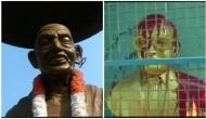 Gandhi's statue damaged, one man arrested