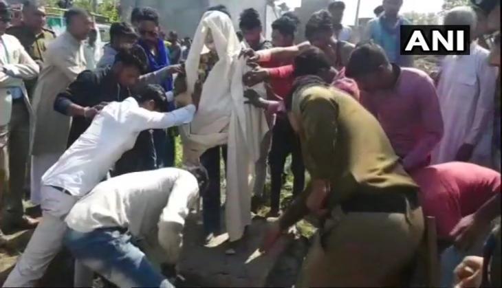 BR Ambdekar vandalised