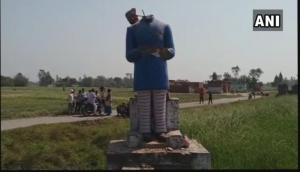 After Aligarh and Meerut, Bhimrao Ambedkar’s another statue vandalized in Allahabad