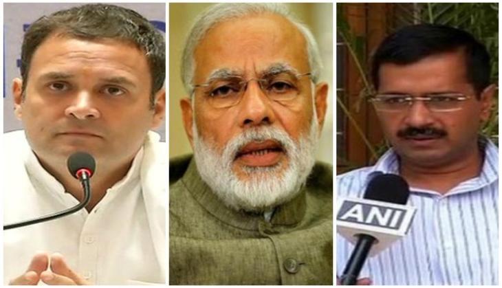Rahul Gandhi, PM Modi, Kejriwal