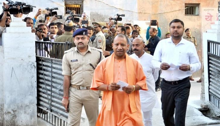 Adityanath cast vote