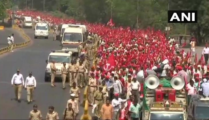 farmers reach mumbai