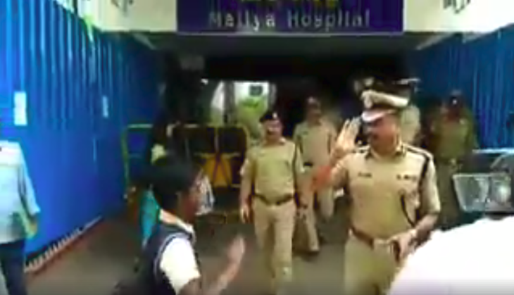 boy and police commissioner