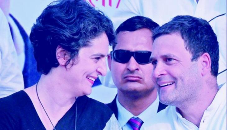 Priyanka and Rahul Gandhi