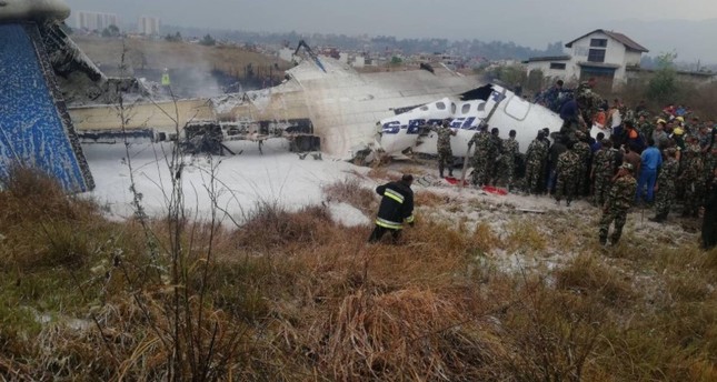 US-Bangla Passenger plane crashes off runway at Kathmandu airport in Nepal