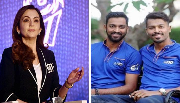 IPL: Reliance Chairperson Nita Ambani reveals why she gave a chance to Hardik and Krunal Pandya to play for Mumbai Indians