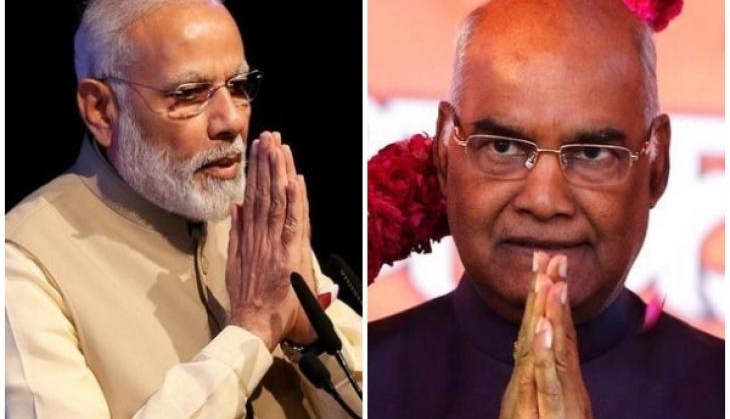 Pm Modi and President Kovind