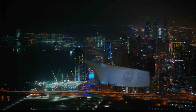 Year of Zayed celebrated with largest aerial projection screen in Dubai, sets Guinness World Record