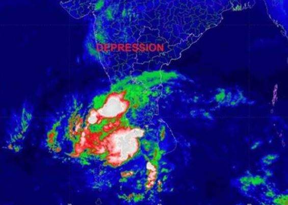 Depression over Southeast Arabian Sea to intensify; rainfall anticipated in Kerala and Tamil Nadu