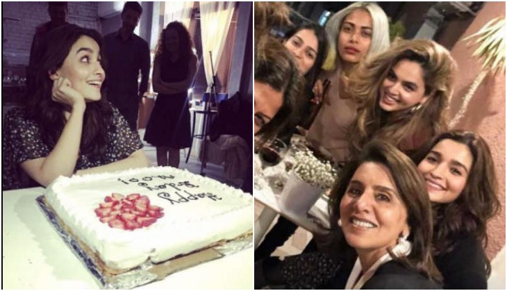 Alia Bhatt celebrated her birthday with Ranbir Kapoor's mother Neetu and her friends at Brahmastra sets, see pics