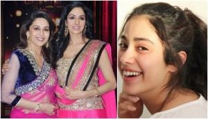 Janhvi Kapoor, Sridevi's daughter thanked Madhuri Dixit for signing her mother's film with Karan Johar