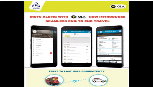 IRCTC and Ola Cab tie-up; good news as you can now book cab on the Railways website and app