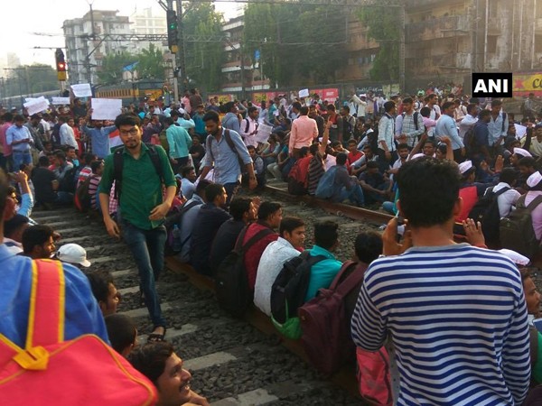 Rail-roko protest: Students stall rail services in Mumbai